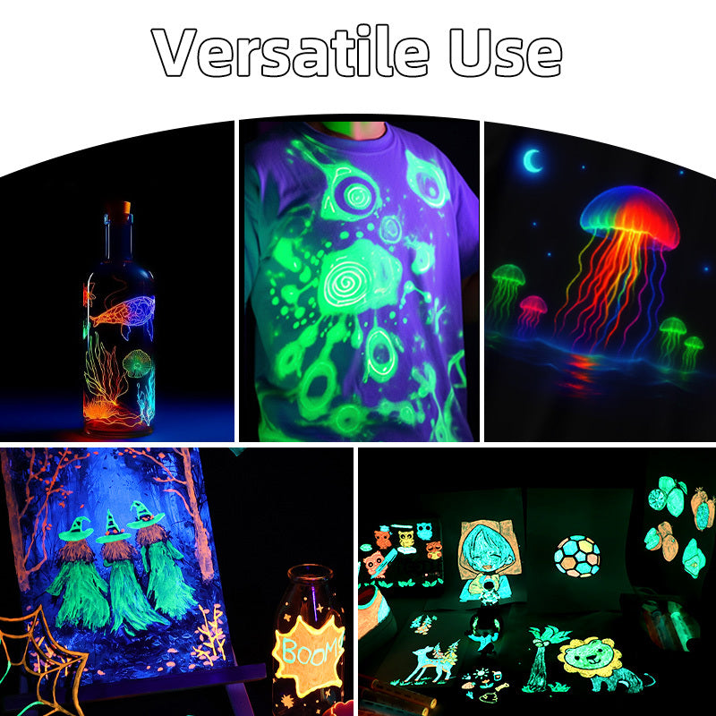 Doodleverse Glow In The Dark Dual Tip Markers