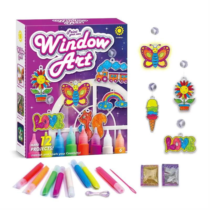 Window Art Kit Glows in drak