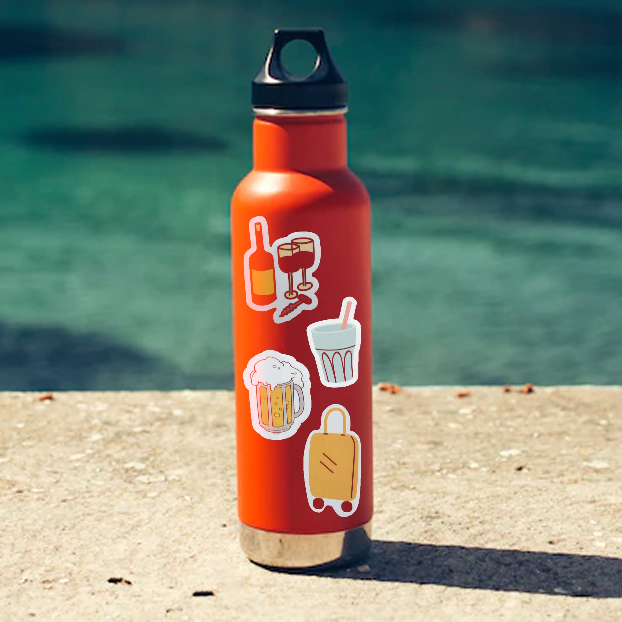 Coffee Vinyl stickers (Pack of 50)