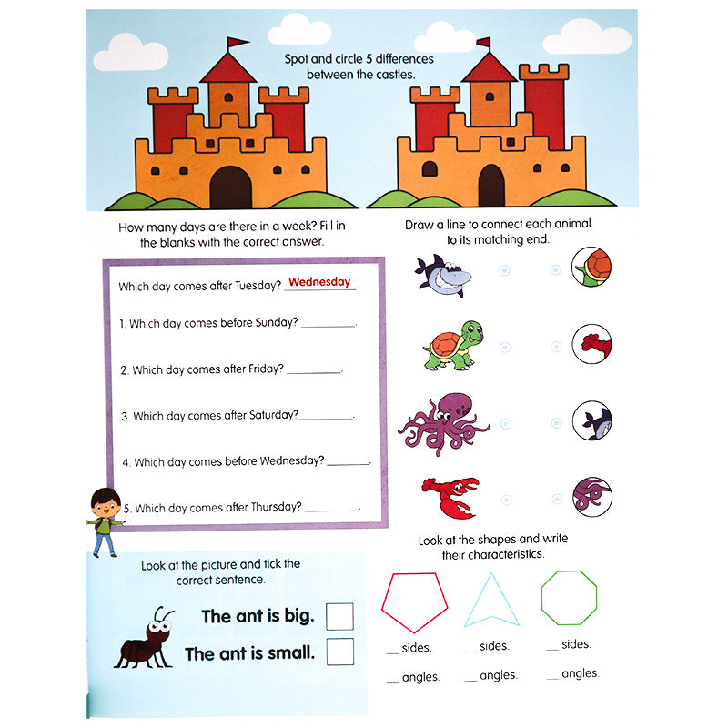 500 Activities Book 3 - Educational Workbook for Thinking, Reading & Math Fun