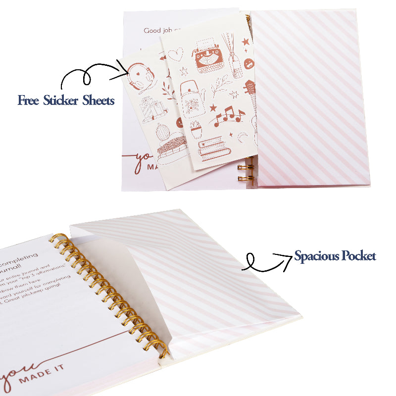 Rose Quartz - The Five-Minute Journal For A Daily Dose of Mindfulness