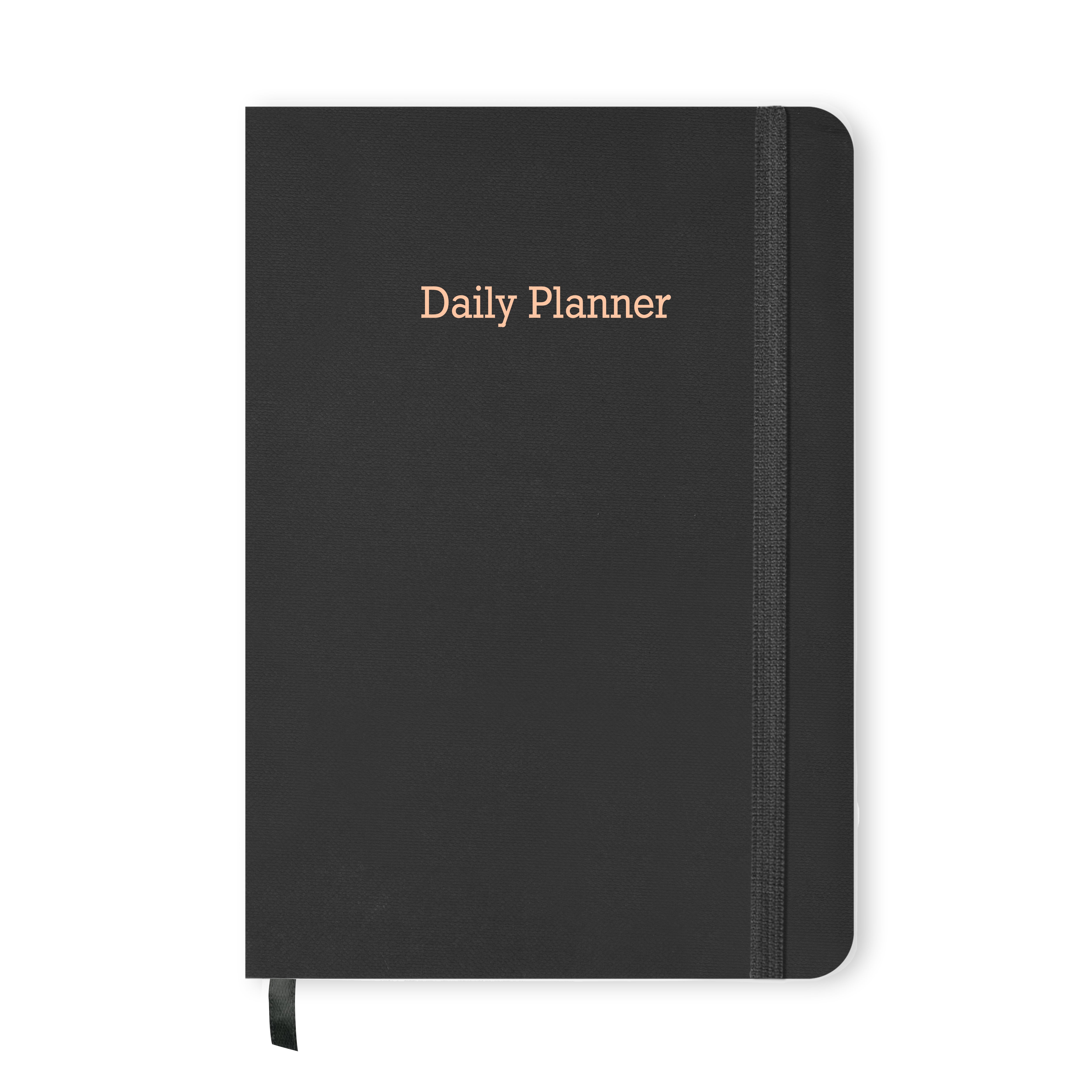 A5 Size Executive Daily Planner | Black