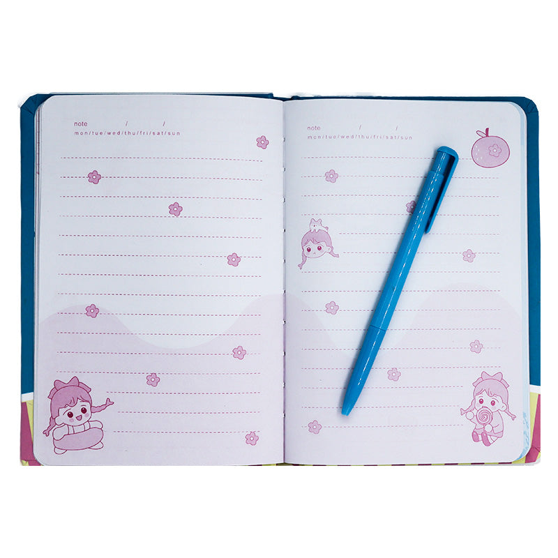 Kawaii Lockable Diary with Pen – Cute Kids Journal