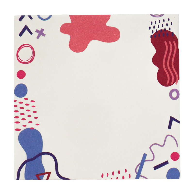 Retro Abstract Doodle Sticky Notes Sticky Note