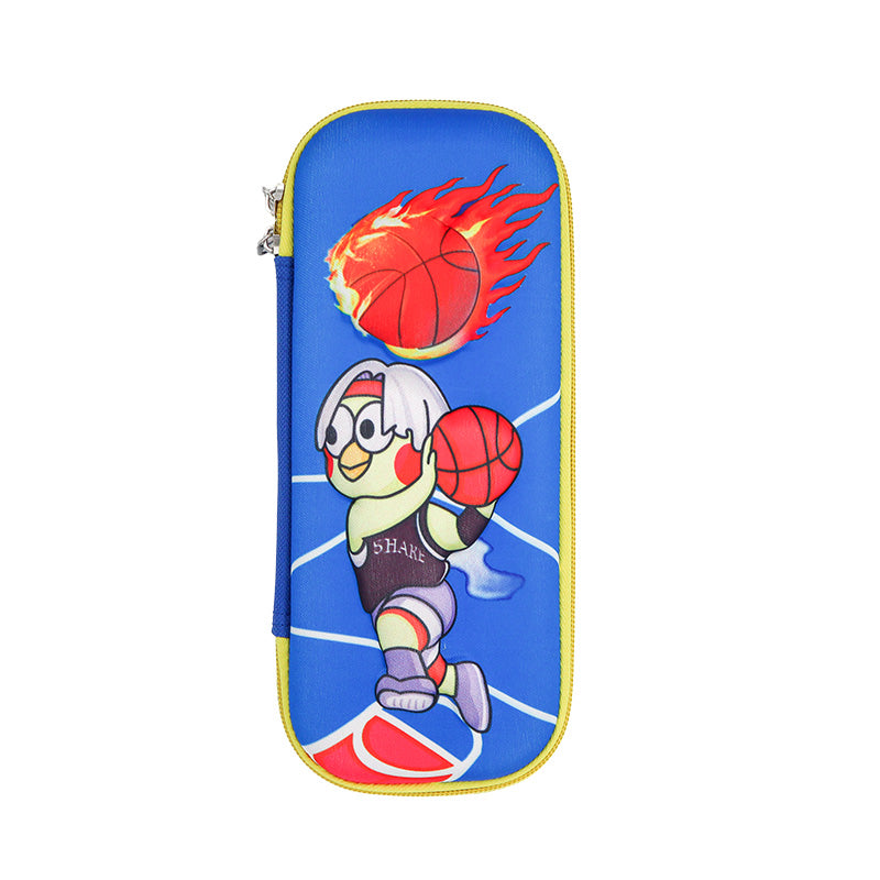 Basketball Champion Pencil Case – Fun 3D Cartoon Design