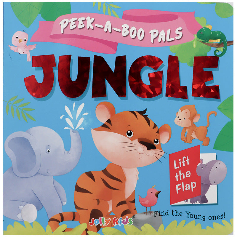 Peek-a-Boo Pals – JUNGLE Lift-the-Flap Board Book for Toddlers & Preschoolers