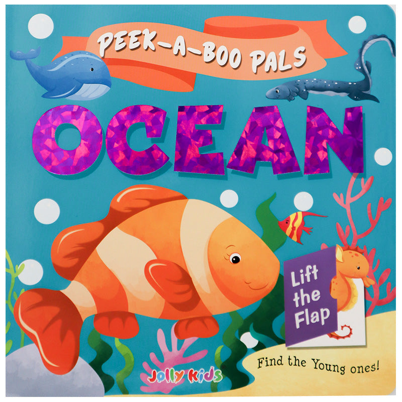 Peek-a-Boo Pals – OCEAN Lift-the-Flap Board Book for Toddlers & Preschoolers