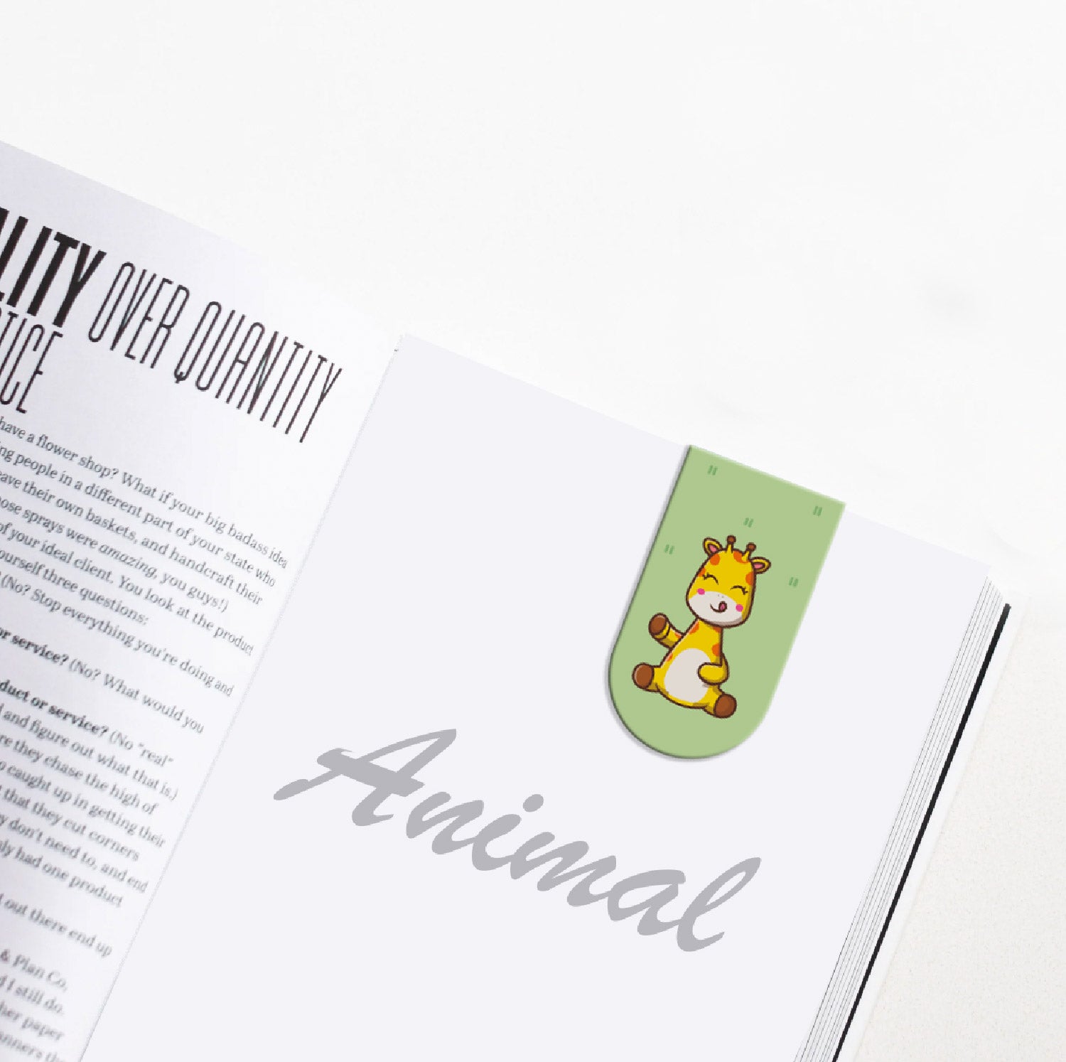 Animal Magnetic Bookmark - Pack of 6 - Bookmark