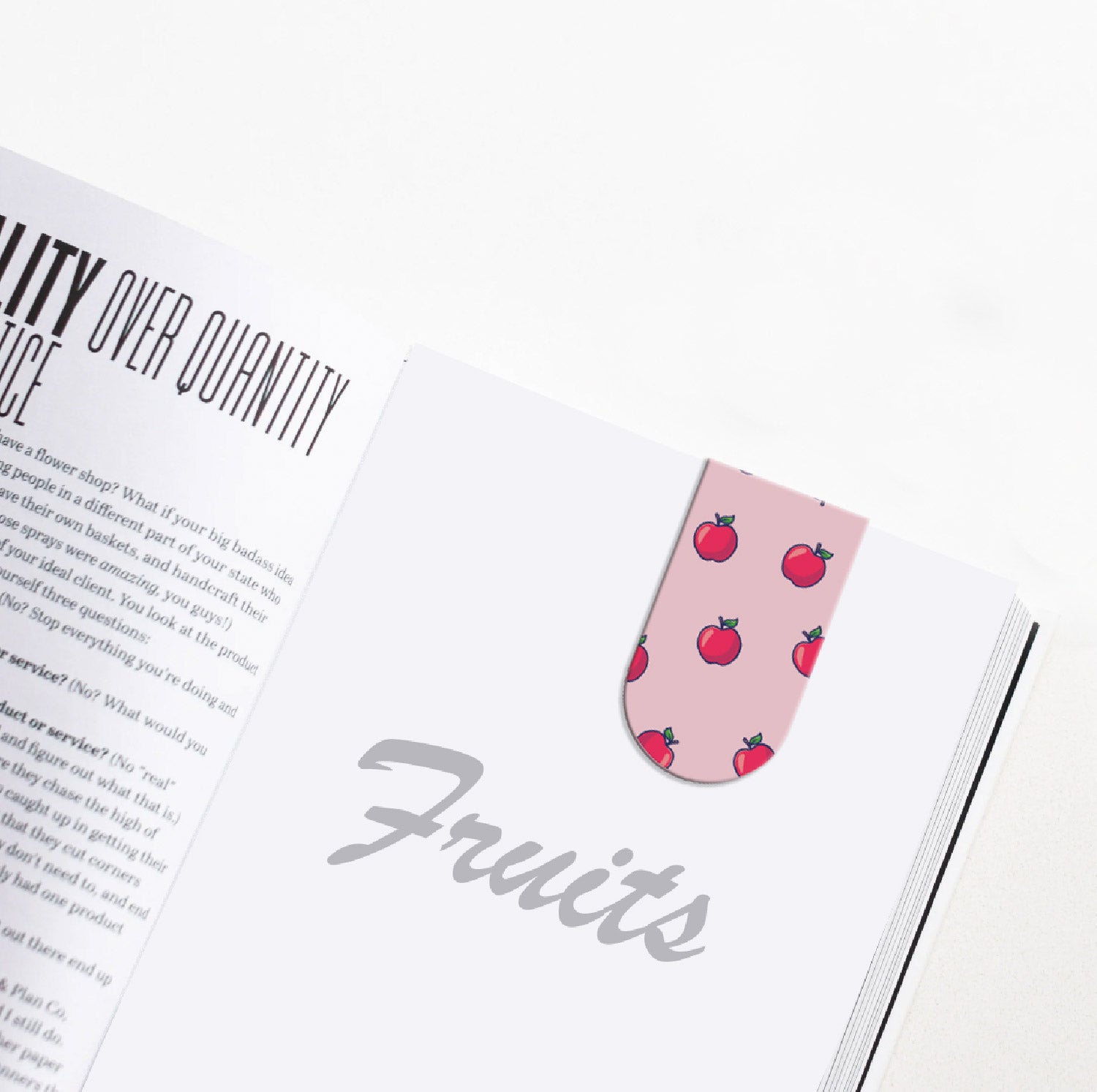 Fruits Magnetic Bookmark - Pack of 6 - Bookmark