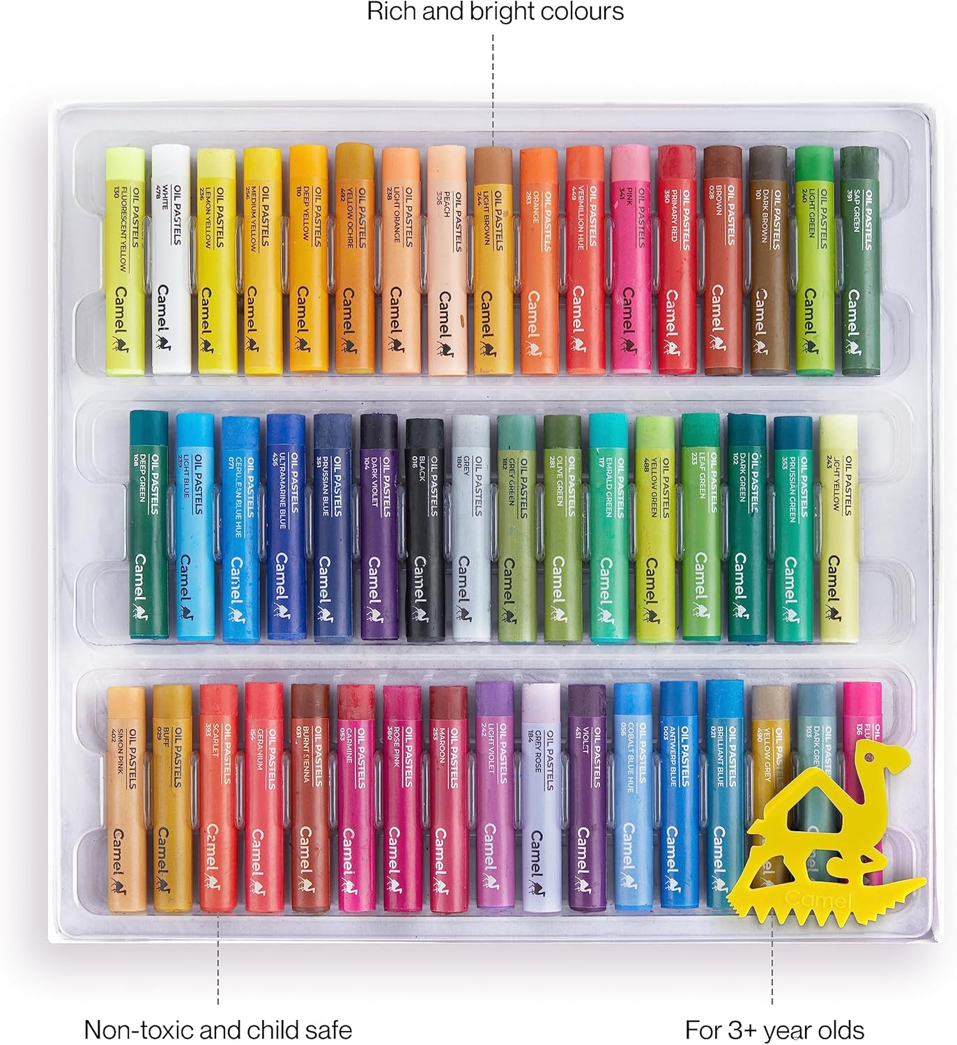 Camel Oil Pastel - 50 Shades