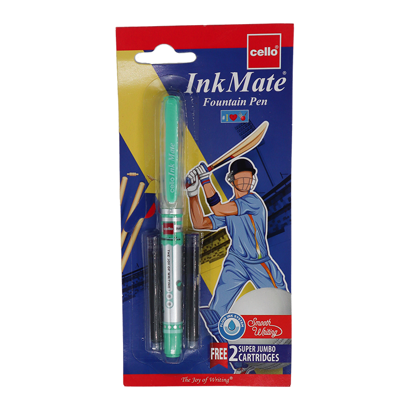 Cello Ink Mate Fountain Pen Green