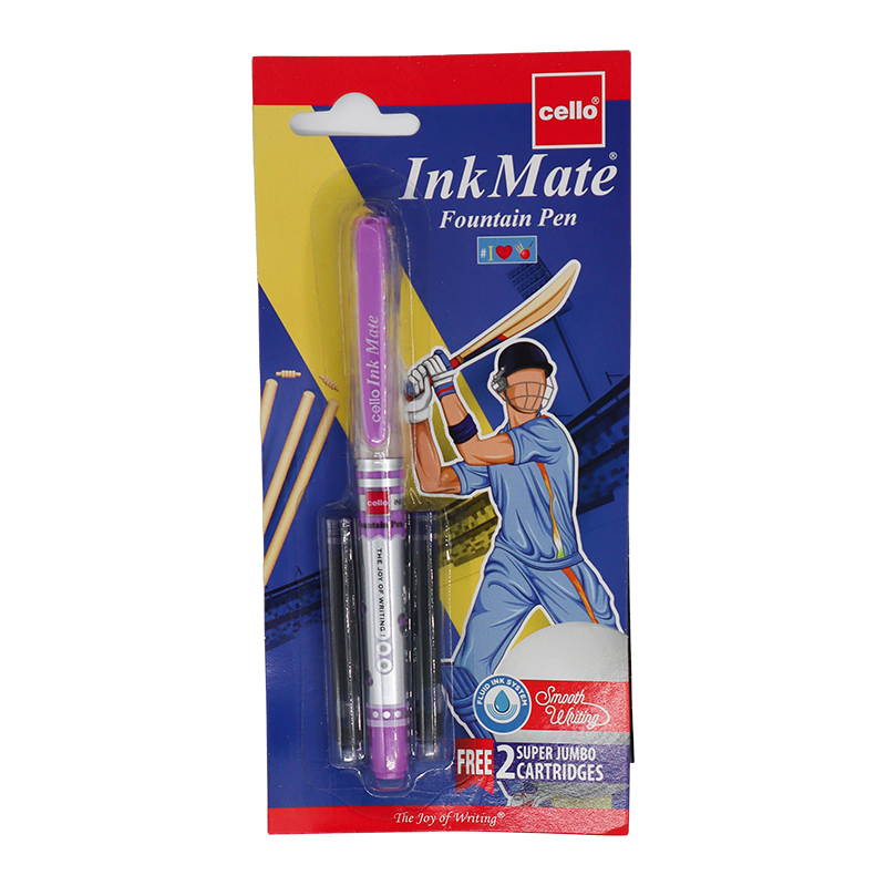 Cello Ink Mate Fountain Pen Purple