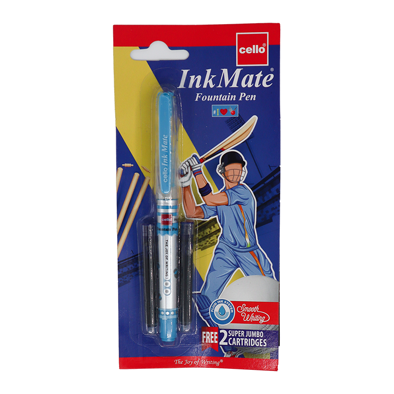 Cello Ink Mate Fountain Pen Blue