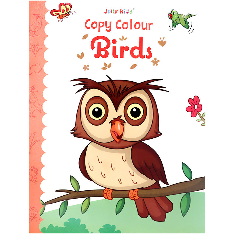 Copy Colour - Birds - Fun Bird-Themed Colouring Book for Kids - Kids Colour Book
