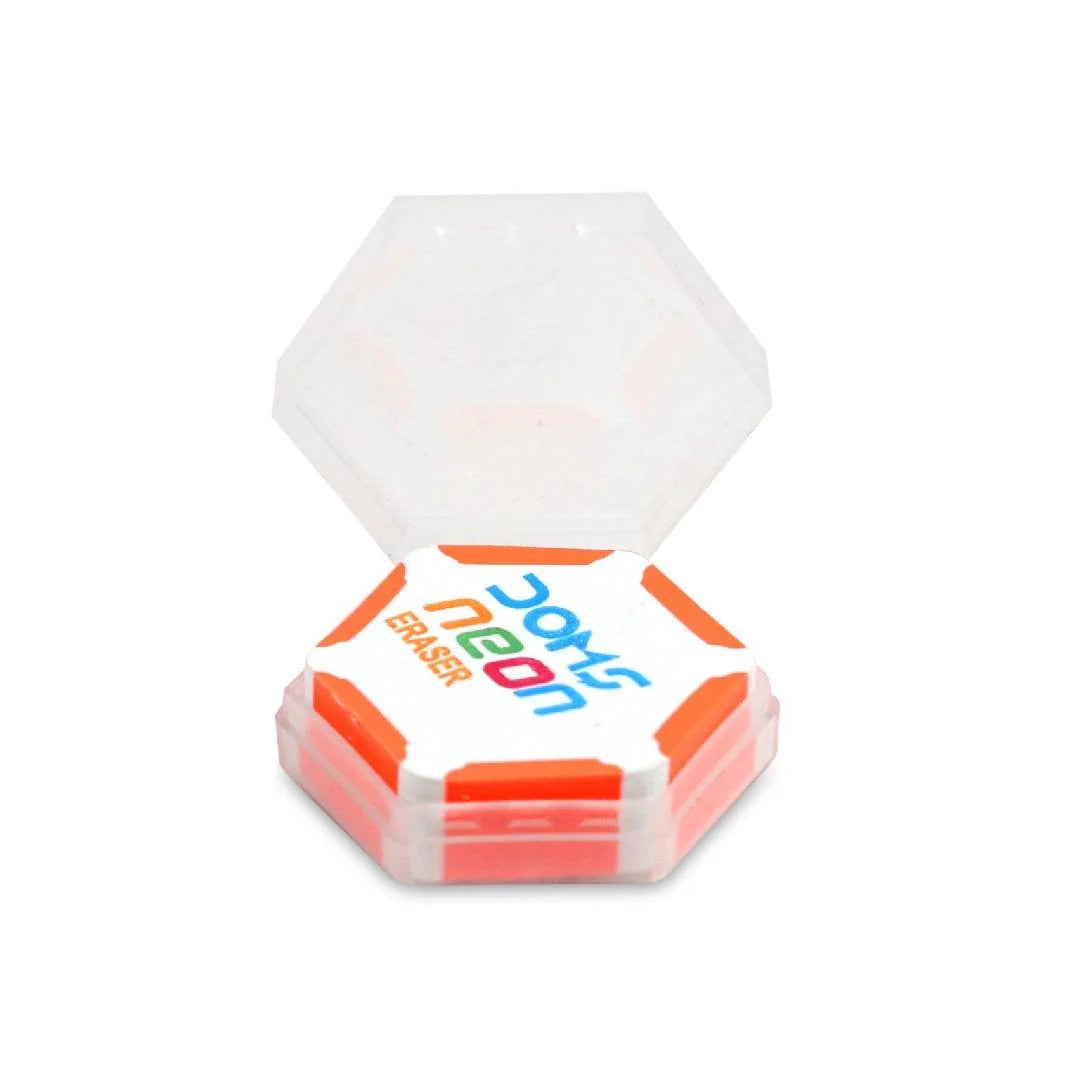 Eraser School Supplies Stationery Neon Colours Eraser