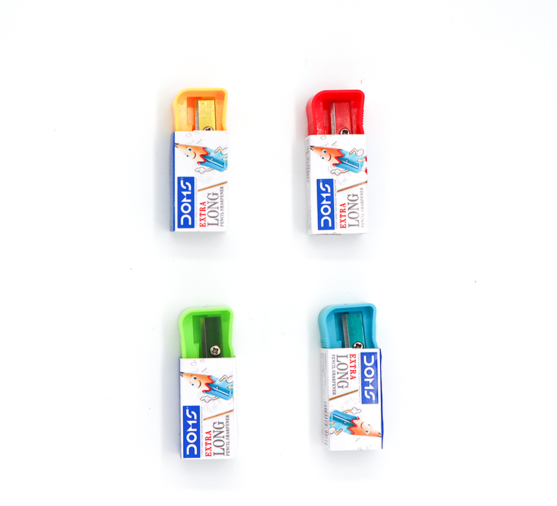 DOMS Extra Long Pencil Sharpener Assorted Colours