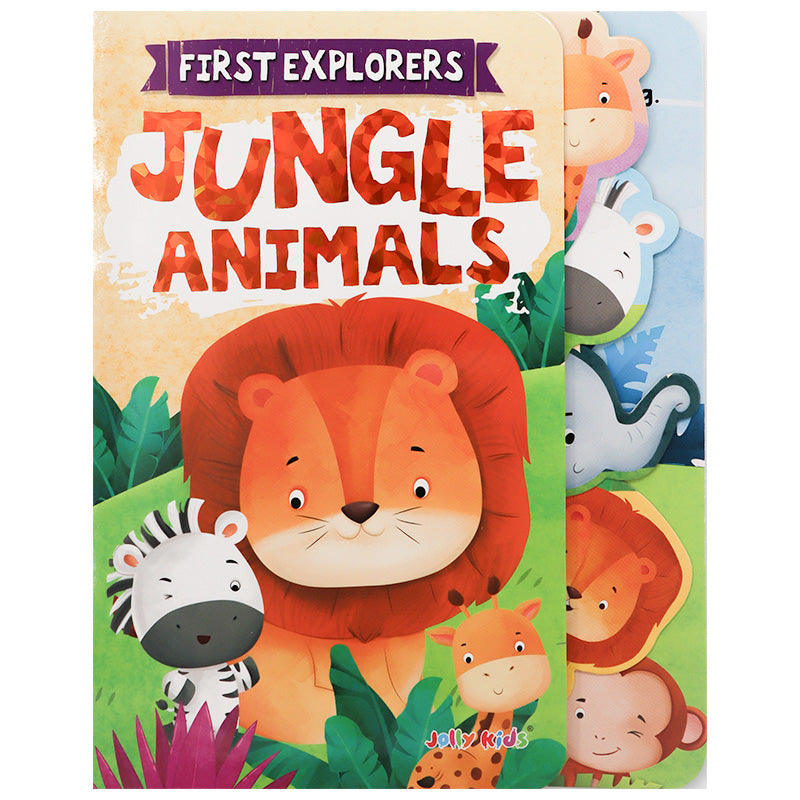 First Explorers: Jungle Animals – Interactive Board Book for Kids