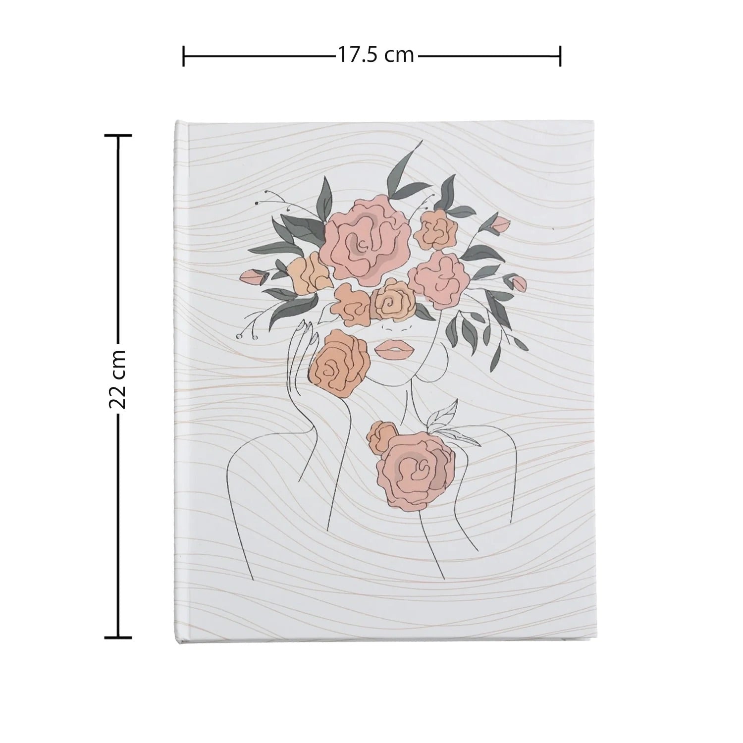 Flower Women Ruled Hardcover Notebook - Notebook