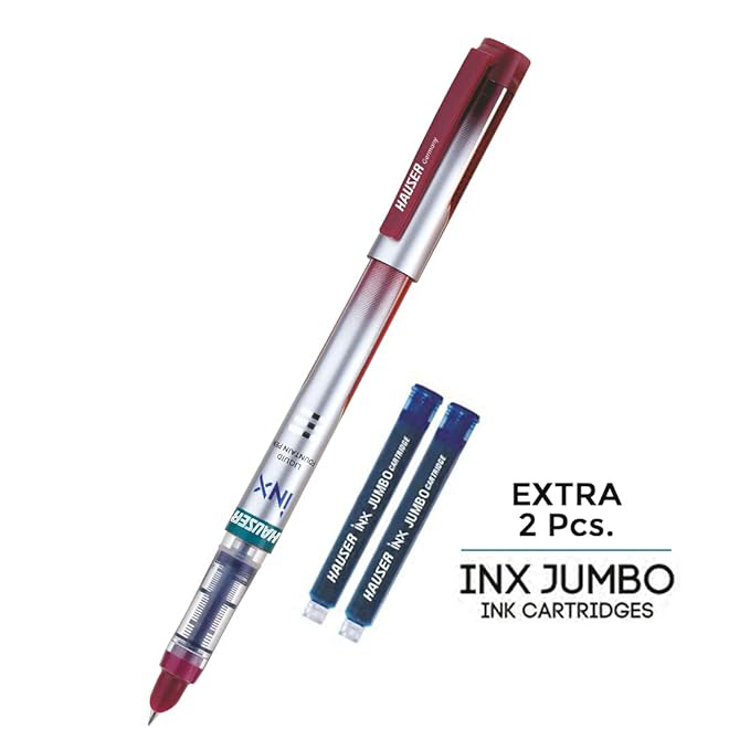 Hauser Inx Liquid Ink Fountain Pen Free 2 Ink Cartridges - Fountain Pen