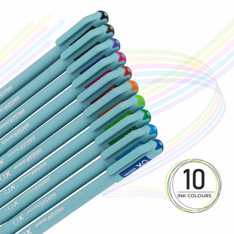 Hauser XO Colours Ball Pen - 10 Colours