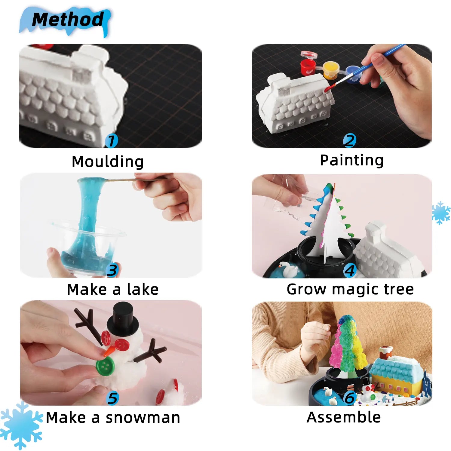 Magical Snow Wonderland DIY Set for Kids