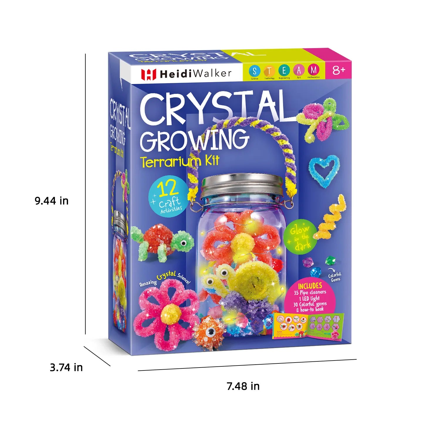Magic Crystal Growing Craft Kit | Educational STEM Set for Kids