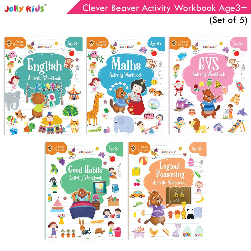 Educational Activity Books for Age 3