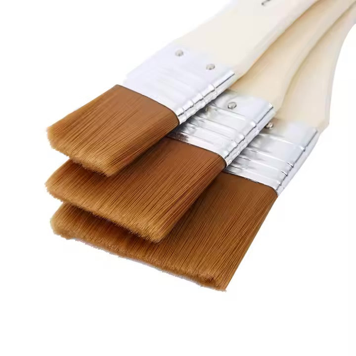 Keep Smiling 3pcs Wood Gesso Brush Set