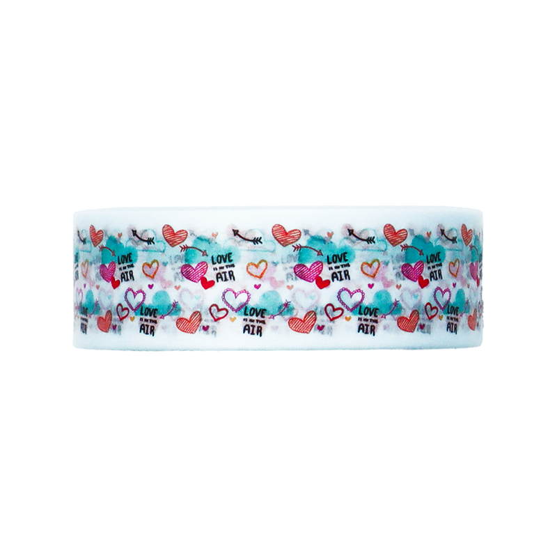 Spread the love with this vibrant & Love is in the Air Washi Tape.