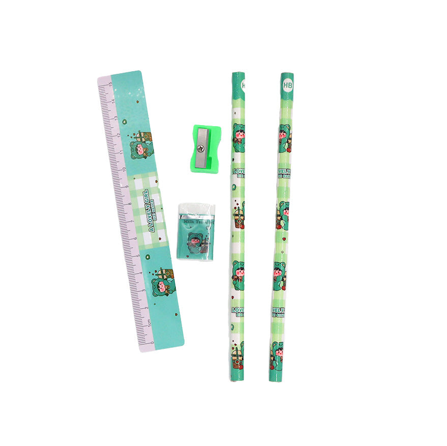 Kawaii Pencil Box Gift Set