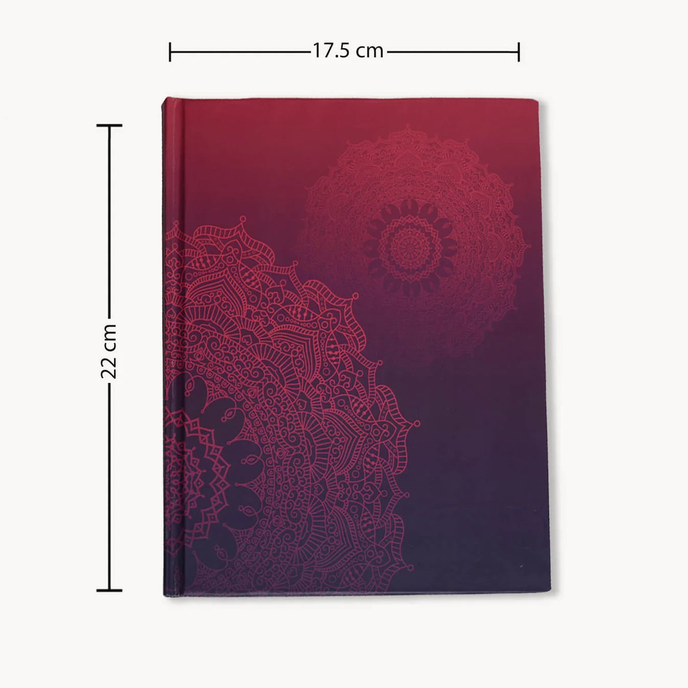 Mandala Ruled Hardcover Notebook - Notebook