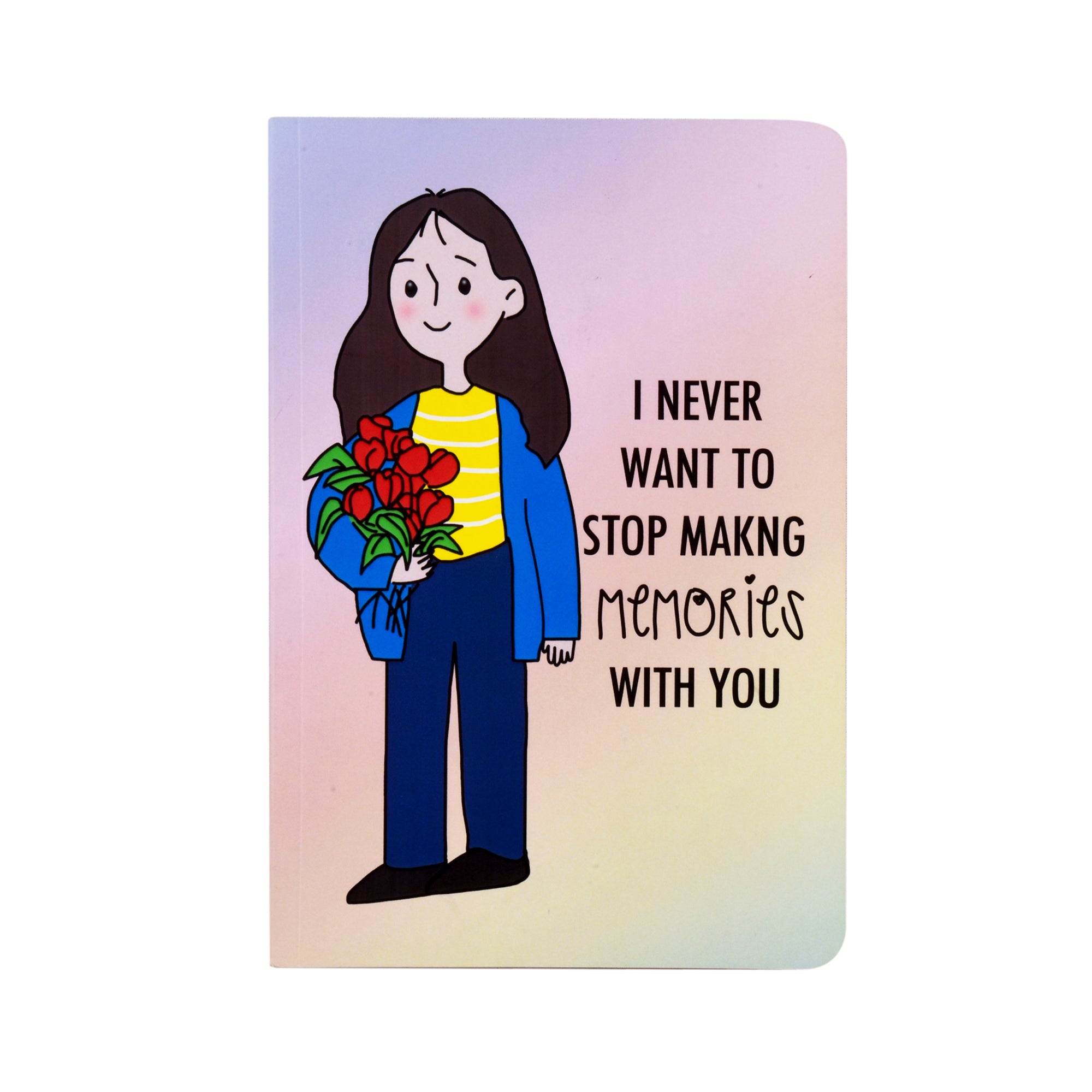 Memories With Him A5 Notebook Perfect For Gifting