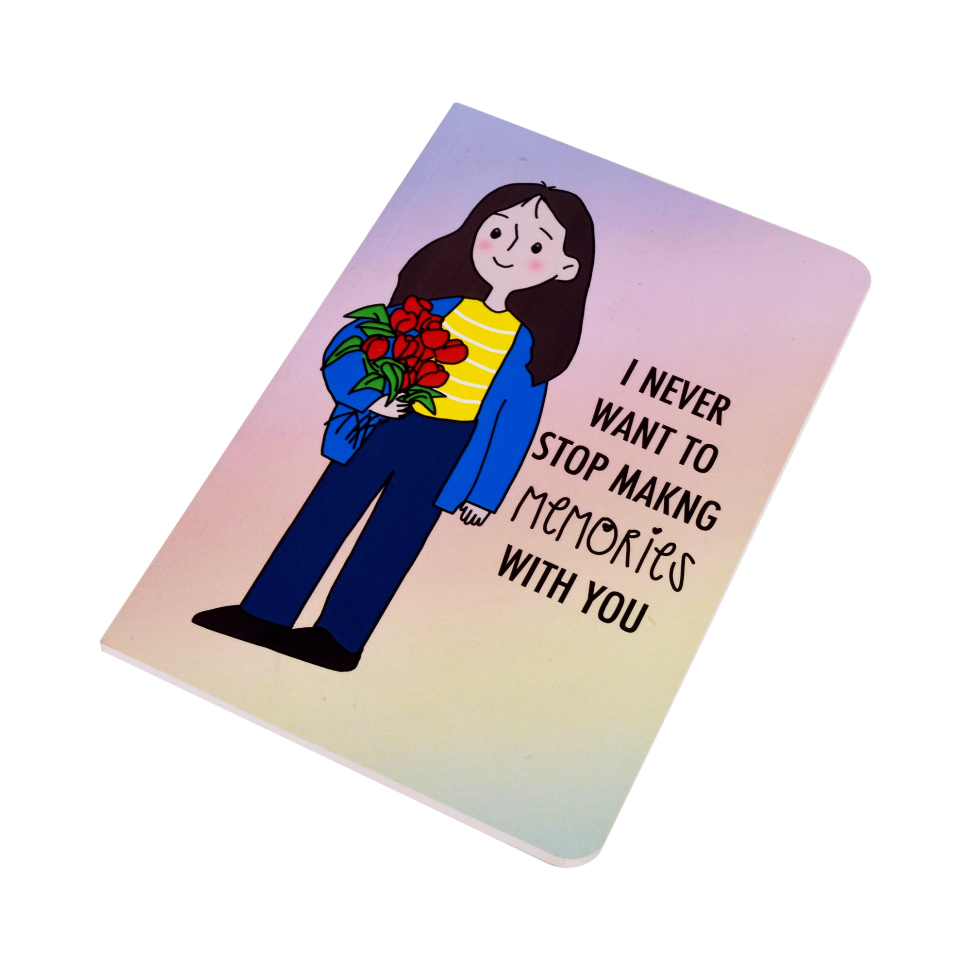Memories With Him A5 Notebook Perfect For Gifting