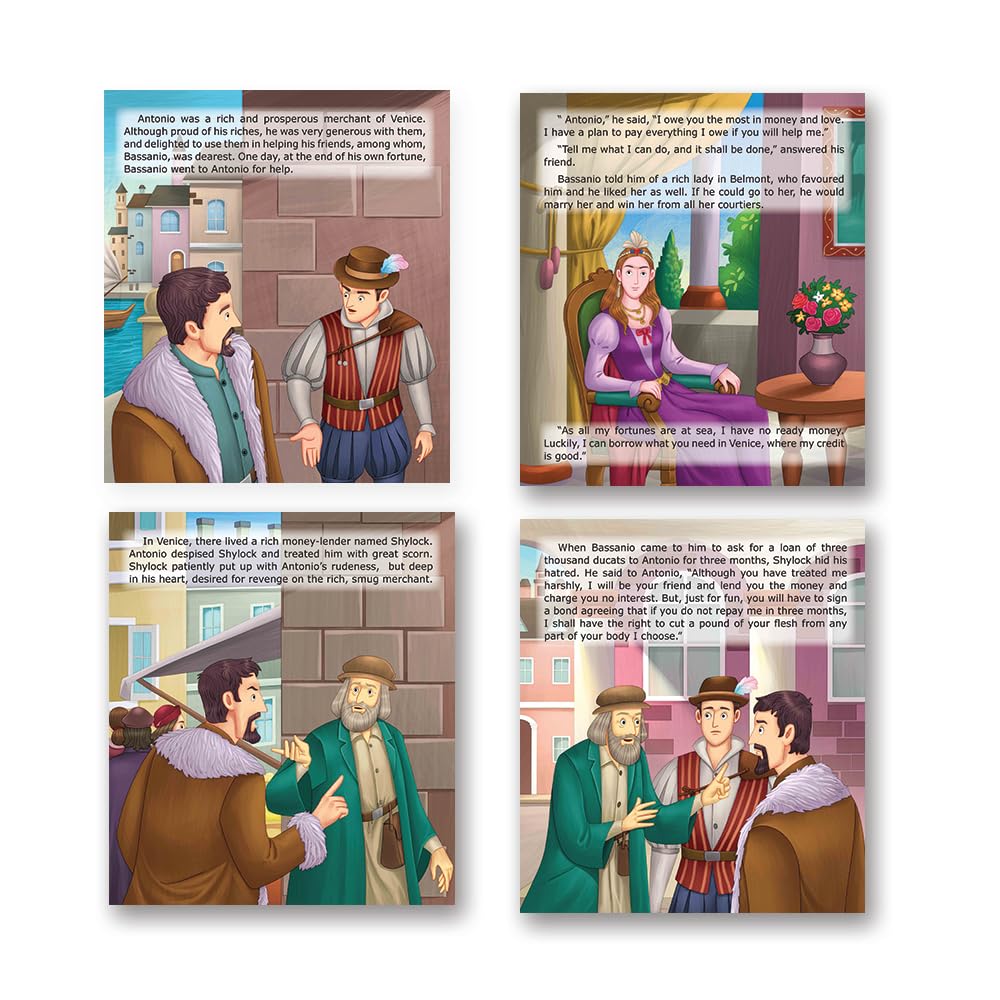 The Merchant Of Venice: Illustrated Stories from Shakespeare for Kids