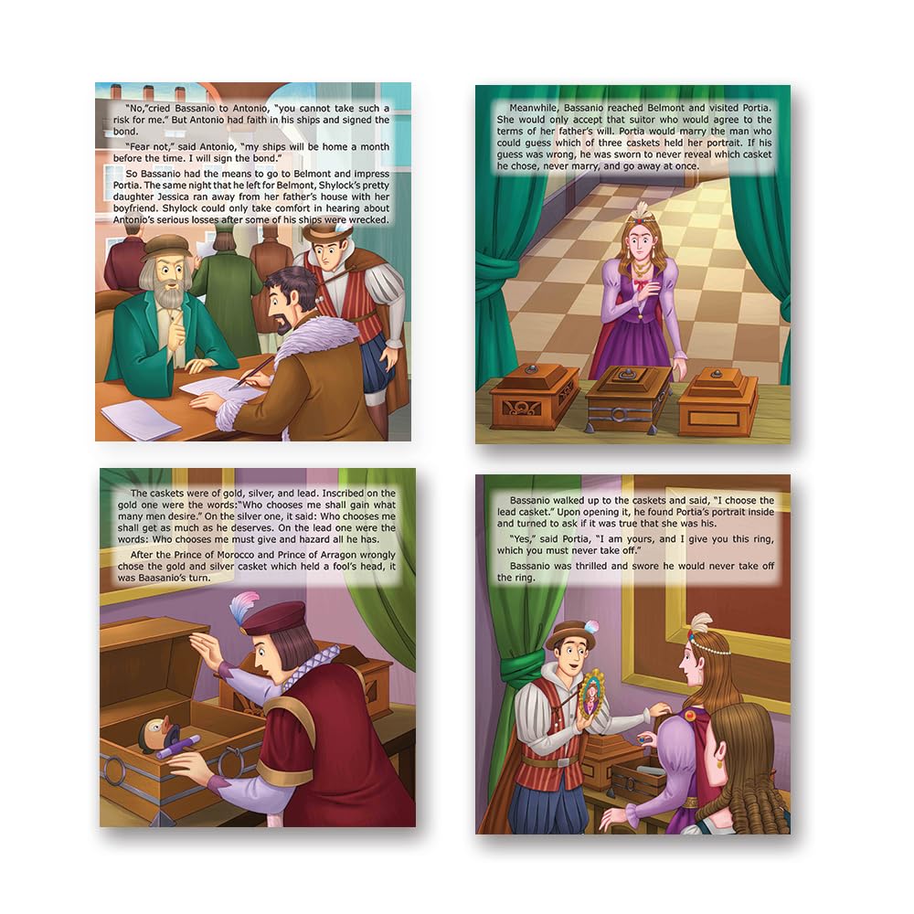 The Merchant Of Venice: Illustrated Stories from Shakespeare for Kids