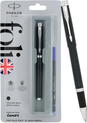 Parker folio black pen set with free refill