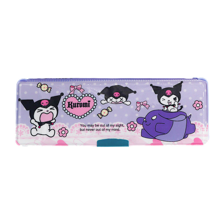 Cartoon Themed Hard Pencil Case with Sharpener