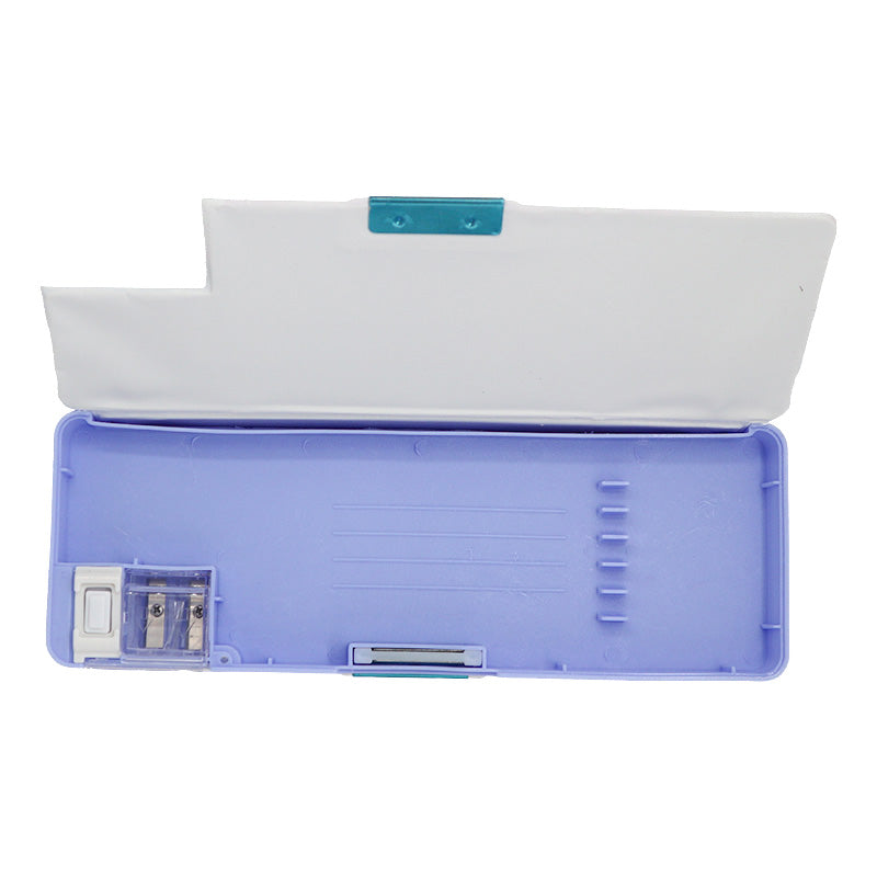 Cartoon Themed Hard Pencil Case with Sharpener
