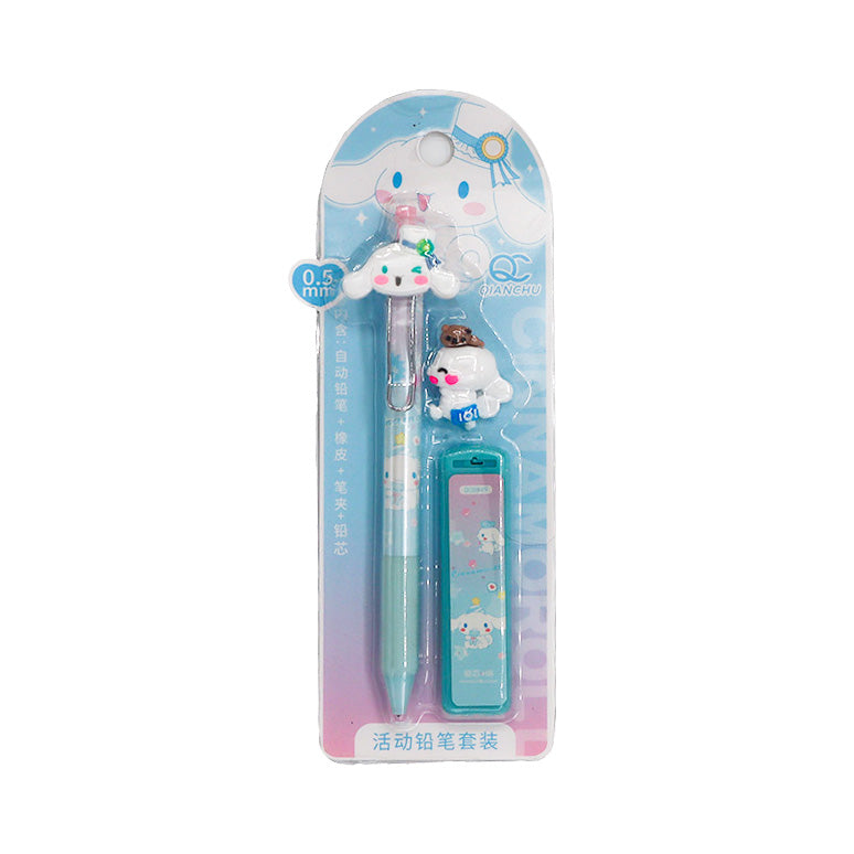 Cute Cartoon Character Mechanical Pencil Set