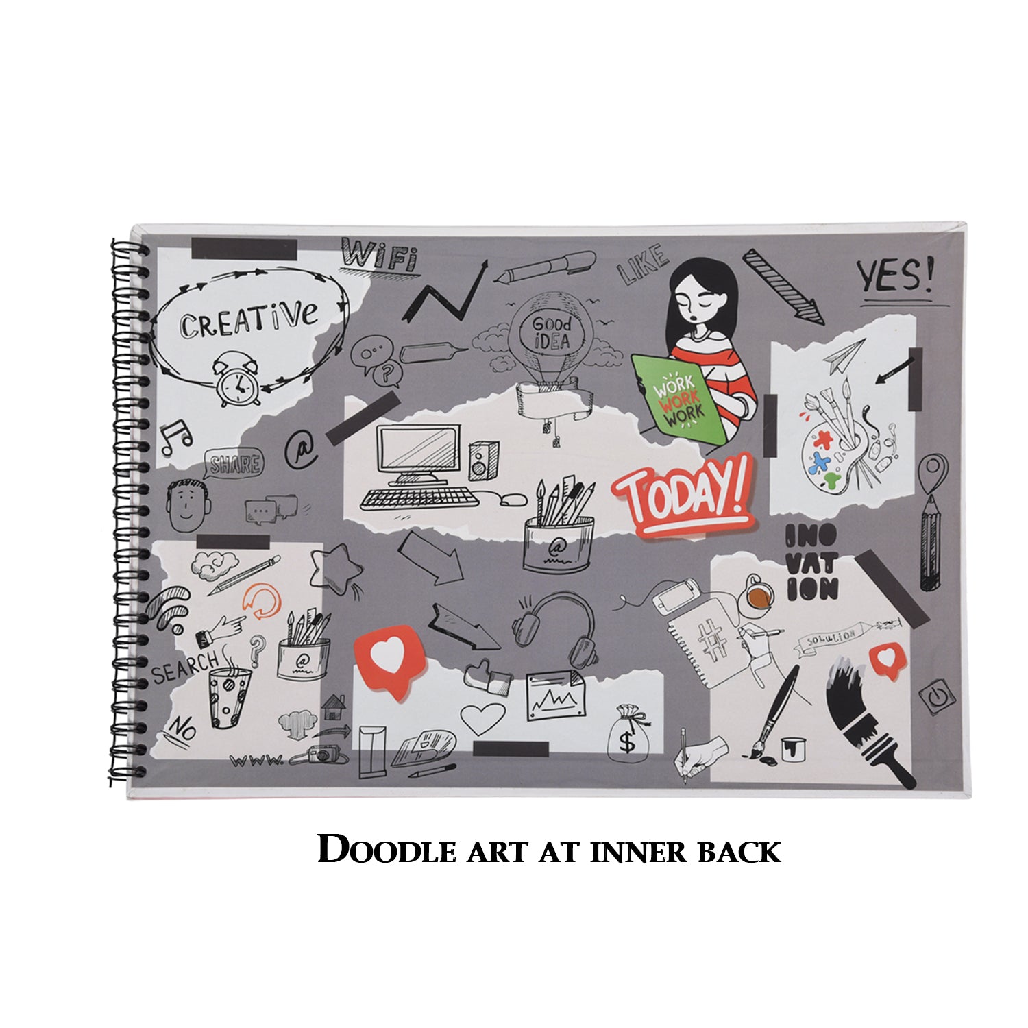 Premium Sketchpad for Art 140GSM Rabbit Design - Sketchpad