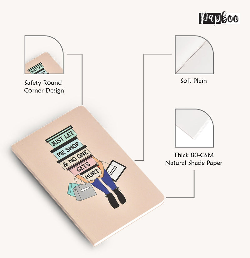Shopaholic A5 Notebook
