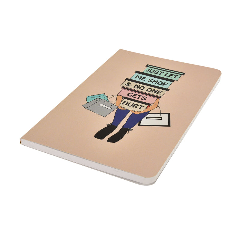 Shopaholic A5 Notebook