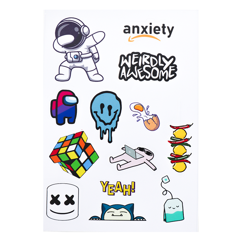 Unfiltered Vibes Vinyl Stickers