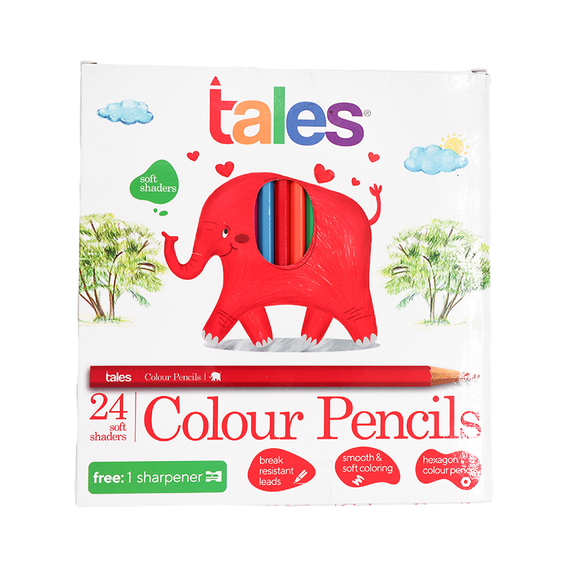 Tales Pencil Colours Long - 24 Shades