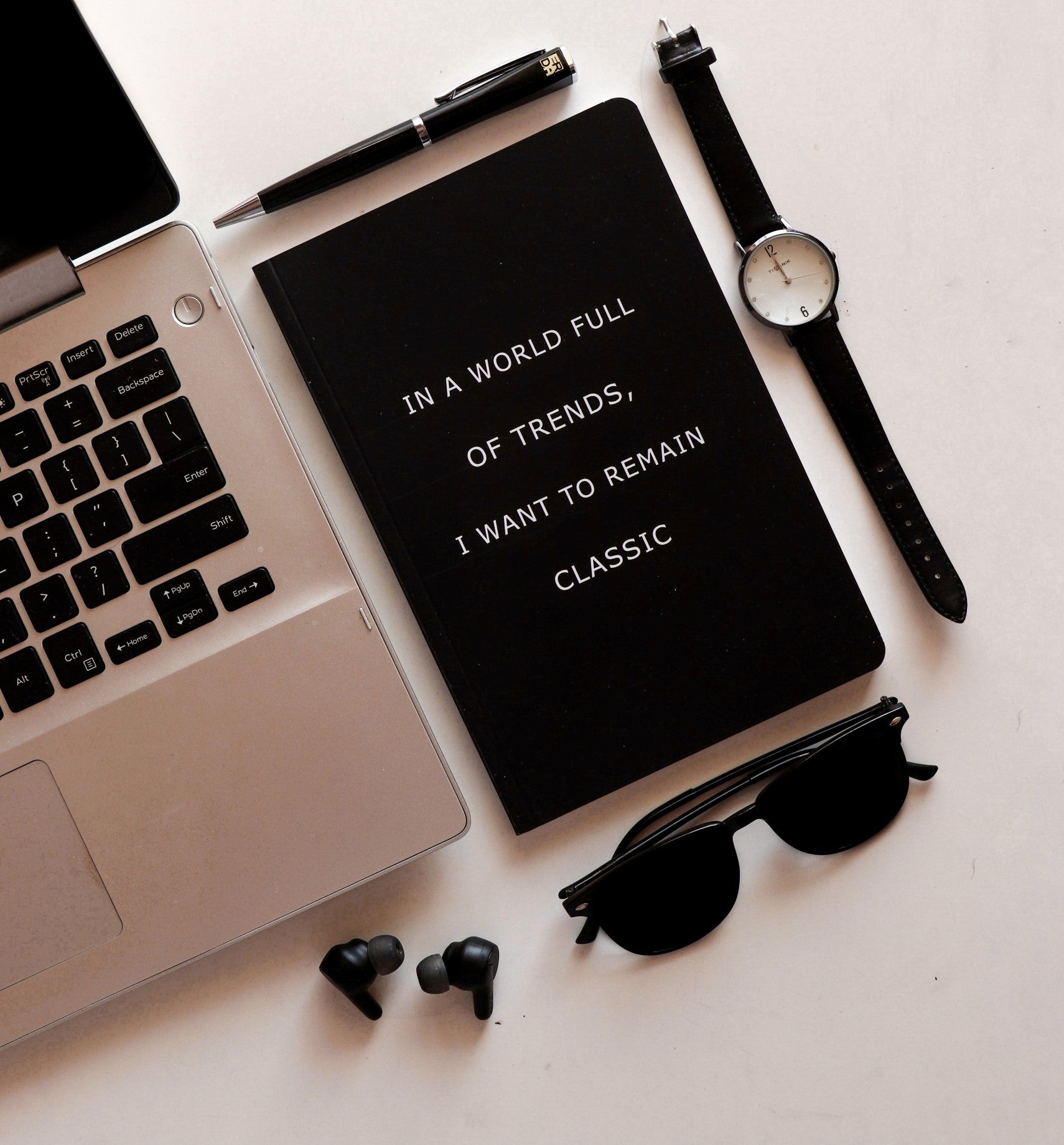 In A World Full Of Trends I Want To Remain A Classic A5 Notebook - A5 Notebook