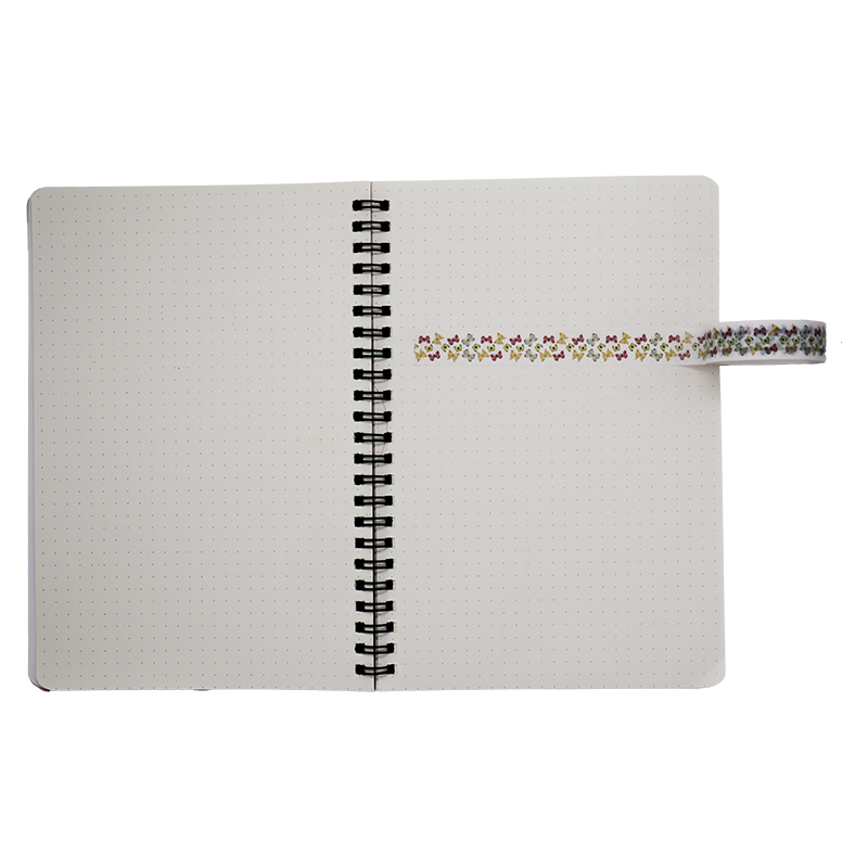 Washi tape with beautiful, detailed pattern of butterflies and moths in a variety of natural colours.