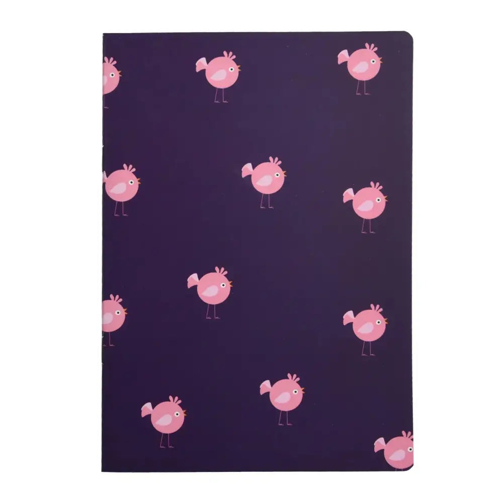 A5 Cute Animal Notebooks - Set of 4 Unruled for Doodling & Writing - Notebook