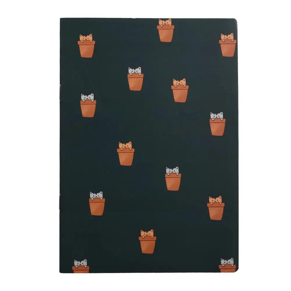 A5 Cute Animal Notebooks - Set of 4 Unruled for Doodling & Writing - Notebook