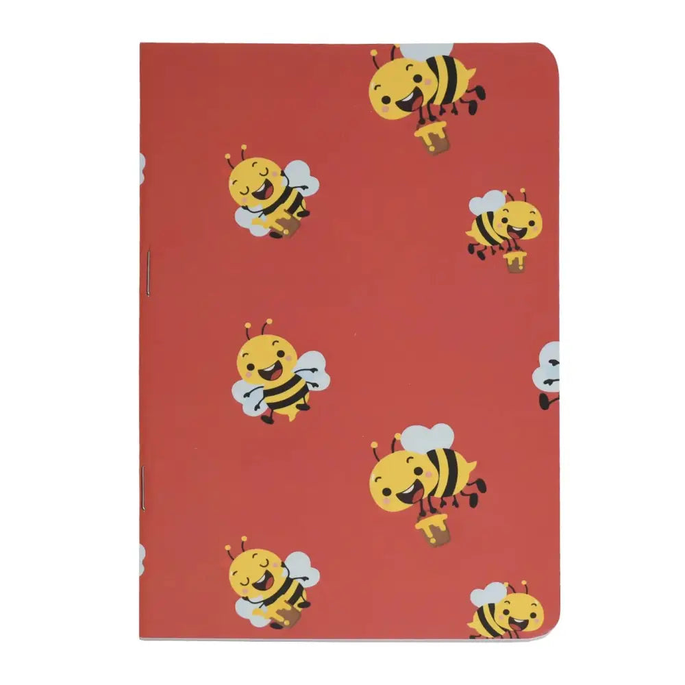 A5 Cute Creatures Notebooks - Set of 4 Unruled Notebooks for Everyone - Notebook