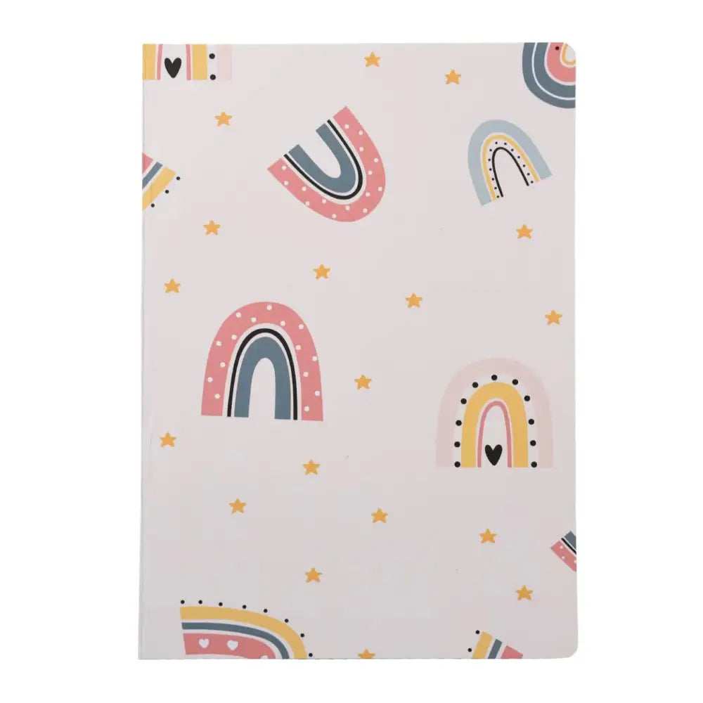 A5 ’Abstract & Fruits’ Notebook Set - 4 Cute Unruled Journals - Journals